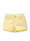 Kinder Shorts Bermudas Stoff Gelbe