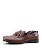 Leather Men's Casual Shoes Tabac Brown