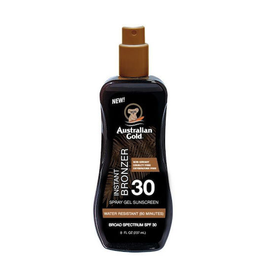 Australian Gold Gel De Corp Cu Protecție Solară Waterproof SPF30 Cu Pigment Spray 237ml