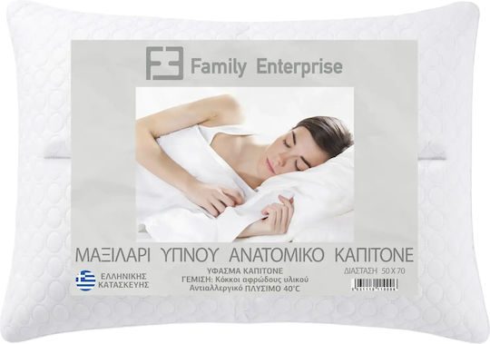 Kapitoniertes Polyester Anatomisches Kopfkissen 50x70cm Kapitoniertes Polyester Anatomisches Kopfkissen 50x70cm