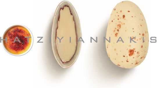 Almond Choco Sugared Almonds Standard Shape Creme Brulee Flavour Beige 1000gr