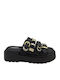 Women's Flat Sandals Flatforms Black