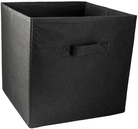 Max Home Plastic Black Storage Box 30x30x30cm