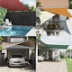 vidaXL Triangle Shade Sail White with PU Coatin...