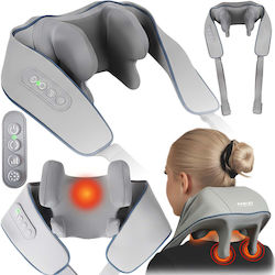 NEO Sport Συσκευή Μασάζ Shiatsu για τον Αυχένα, την Πλάτη, το Σώμα & τα Χέρια με Λειτουργία Θέρμανσης Μπεζ