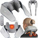 NEO Sport Shiatsu Massage Device for Neck Back Body and Hands with Heating Function Beige