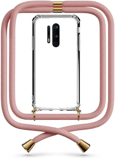 Θήκη Κινητού Διάφανη Κορδόνι Nude Oneplus 8 Pro