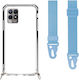 Husă Telefon Transparentă Curea Azure Realme 8i