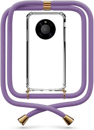 Θήκη Κινητού Διάφανη Κορδόνι Lilac Huawei Mate 40 Pro