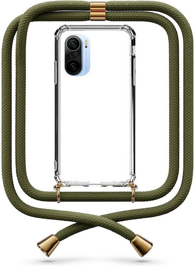 Θήκη Κινητού Διάφανη Κορδόνι Khaki Xiaomi Mi 11i