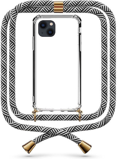 Θήκη Κινητού Διάφανη Κορδόνι Midnight Iphone 14 Plus