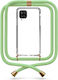 Θήκη Κινητού Διάφανη Κορδόνι Lime Green Galaxy A12