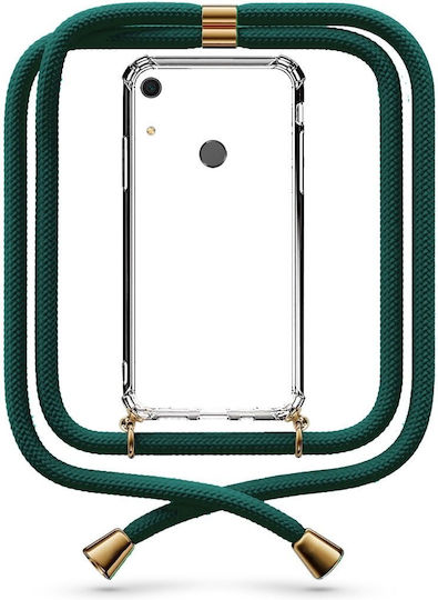 Mobile Phone Case Transparent Cord Forest Green Huawei Y6s