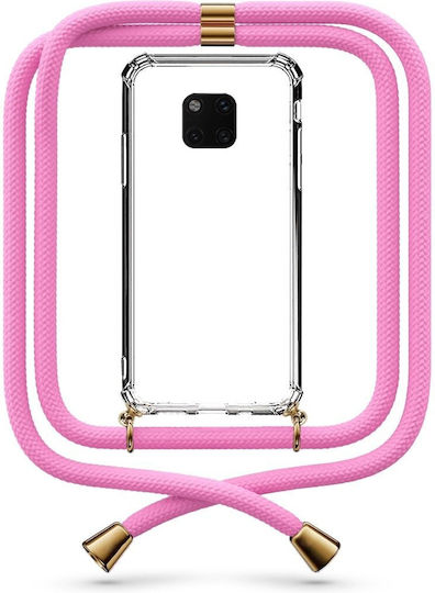 Handyhülle Transparent Fuchsia Huawei Mate 20 Pro