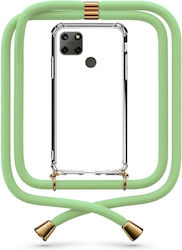 Handyhülle Transparent Lime Green Realme C21Y