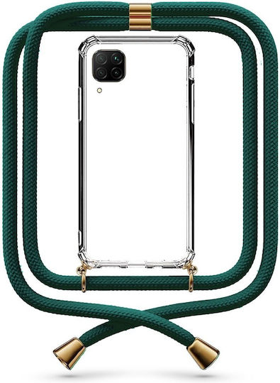 Калъф За Мобилен Телефон Прозрачен Каишка За Врата Forest Green Huawei P40 Lite