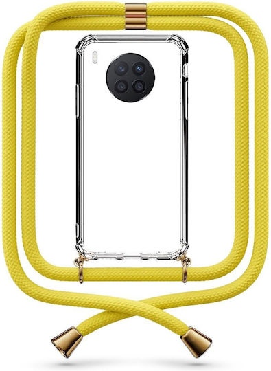 Θήκη Κινητού Διάφανη Κορδόνι Yellow Huawei Nova 8i