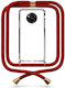 Mobile Phone Case Transparent Maroon Cord Xiaomi Poco X3