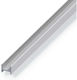 H-Form Profil Aluminium Anodisiert 22,5x16 Mm 1 M Alfer Aluminium