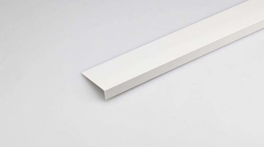 PVC Ecke Profil 20x10mm/1m Weiß Satin