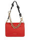 Leather Women's Shoulder Handbag Red