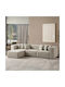 Stewehome Modular Corner Couch 4 Sections Linen Ecru 295x70x66cm