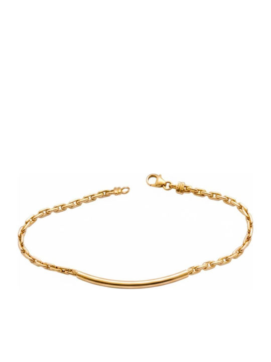 Gatsa Gold 14K Identity Bracelet