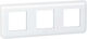 Faceplate 2x3m Mosaic Legrand White