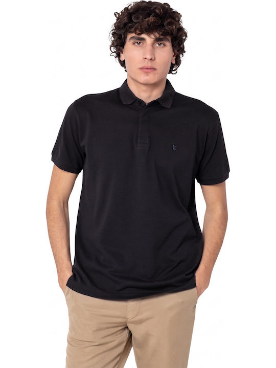 Polo Μπλούζα Κοντομάνικη Μαύρο