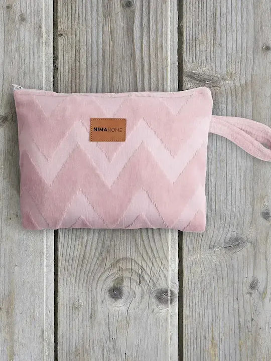 Women's Toiletry Bag Vida in Pink Color 23cm