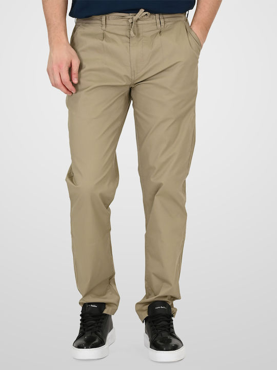 Double Pantaloni Chino Relaxed Fit Lt Moss