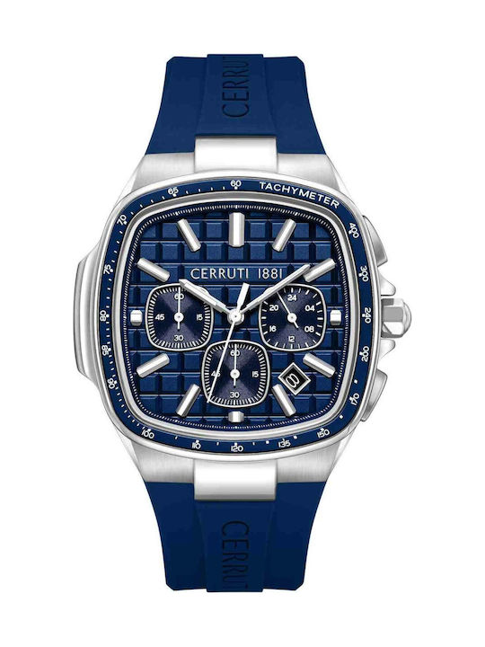 Cerruti Men's Chronograph Battery Watch with Bl...