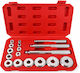 Set Presă Montare Demontare Rulmenți Butuc Simeringuri 10 Bucăți Gebo Tools