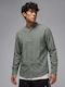 Long Sleeve Linen Shirt In Regular Fit Green
