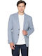 Summer Men’s Suit Jacket Blue