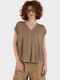 Women's Blouse Taupe