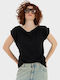 Γυναικείο T-shirt Black
