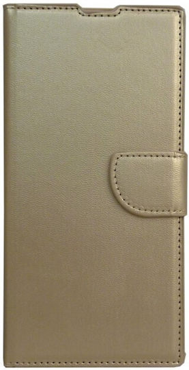 Honor Book Δερμάτινο Χρυσό (Huawei Nova 8i / Honor 50 Lite)