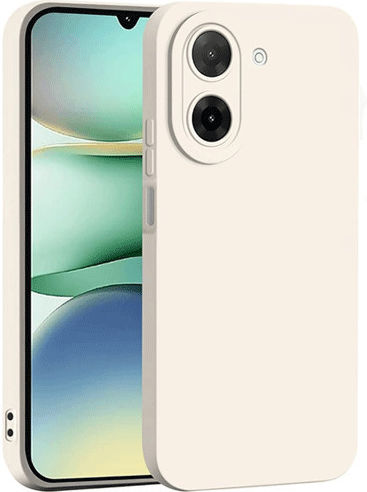 Beige Silicone Back Cover Redmi A5