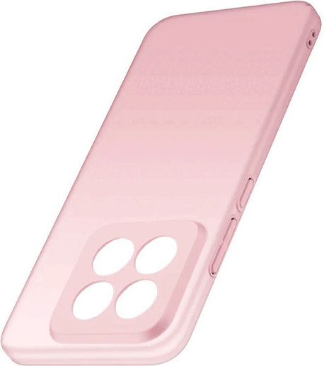 Xiaomi Mi Back Cover Σιλικόνης Ροζ (Xiaomi 14TRealme 14T)