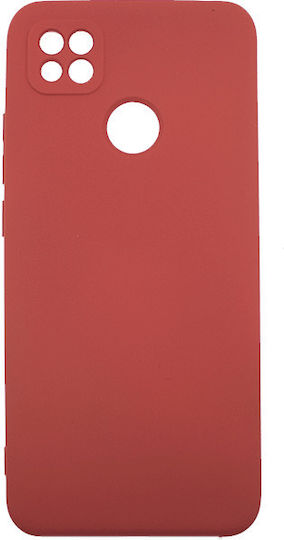 10a Poco Back Cover Silikon Rot (Redmi 9C Nokia C31 Realme C31)