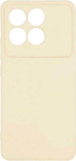 Beige Silicone Back Cover (Poco F6 Pro)