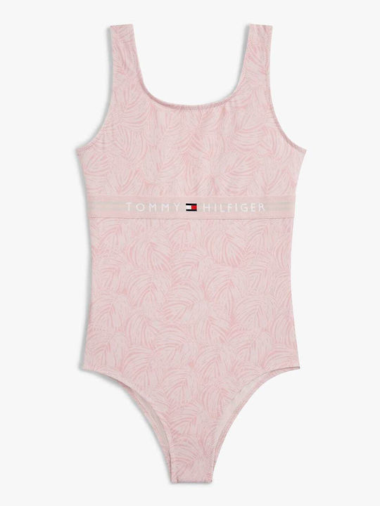 Tommy Hilfiger Παιδικό Μαγιό Ολόσωμο Ροζ