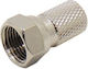 F Αρσενικο Twist-on Rg6/u L:19mm Big Nut Tp1-088 Jyc 01.103.0070 50 Τεμαχια