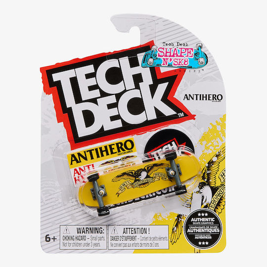 Techdeck Παιχνίδι Μινιατούρα TechDeck για 6+ Ετών (Διάφορα Σχέδια)
