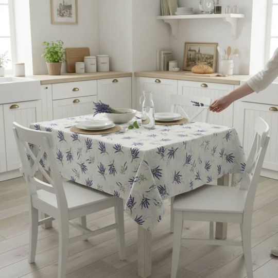 Pucioasa Tablecloth Rotunda Lilac Φ140cm