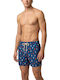 Fantasy Herren-Bademode Kurze Hosen Blau mit Mustern