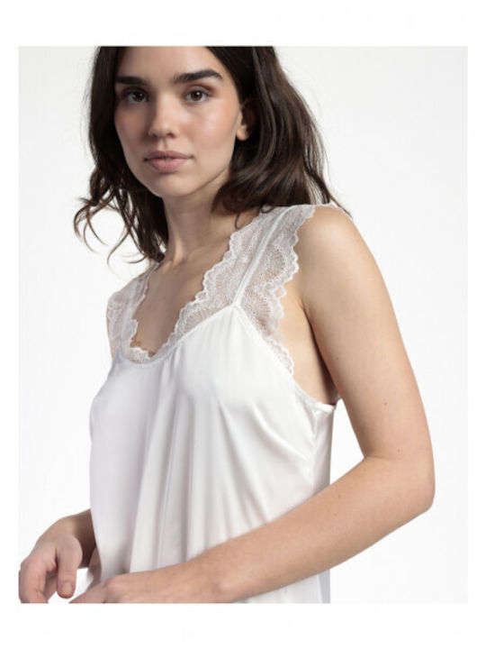 Admas Summer Bridal Women's Nightgown White