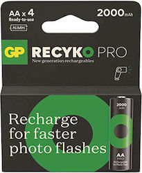 Genius Pack Презареждащи се Батерии AA Ni-MH 2000mAh 1.2V 4 Броя Genius Pack Презареждащи се Батерии AA Ni-MH 2000mAh 1.2V 4 Броя