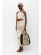 Midi Damenrock Beige